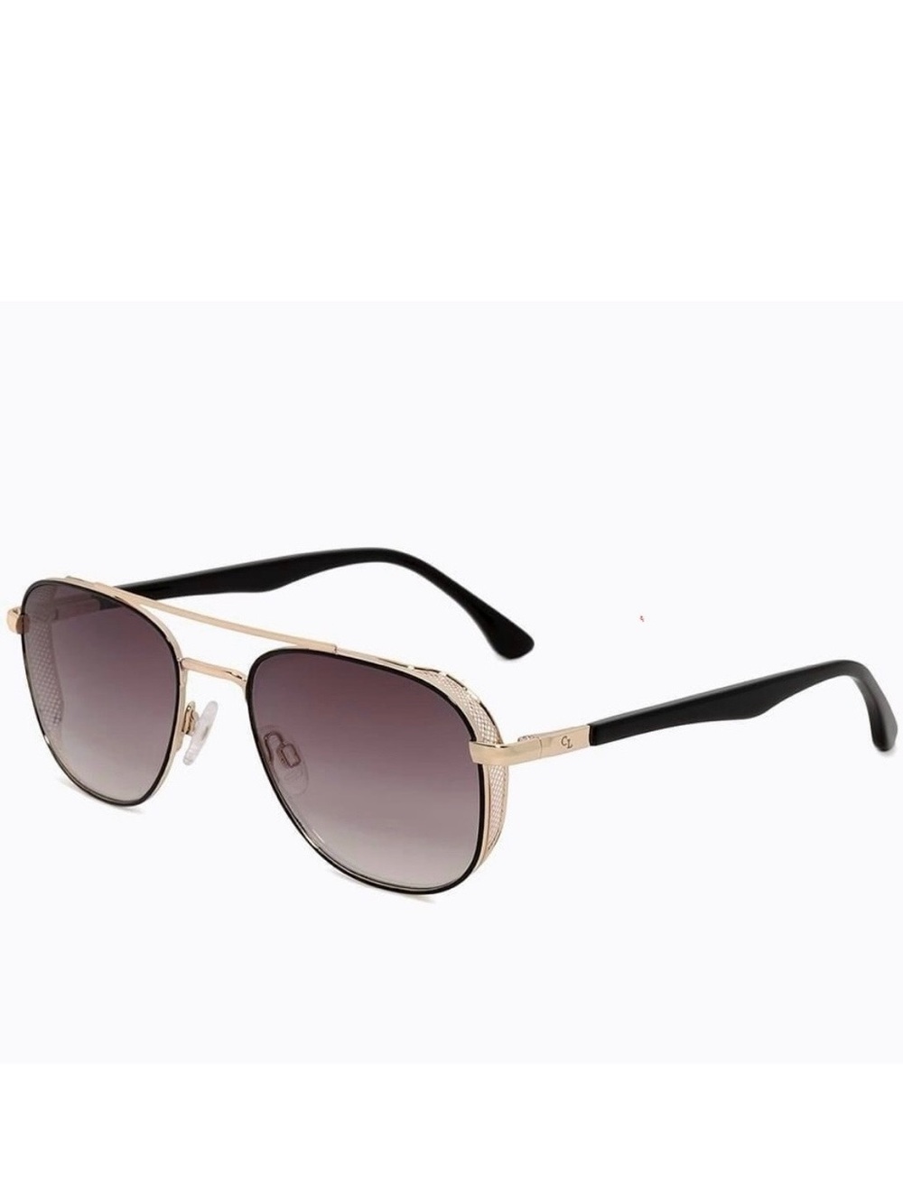 Carolina Lemke Sunglasses - Carlos, Black-Gold + Luxury Case CL3403-01